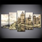 Harry Potter 5 Piece Wall Art Canvas Prints (40x60cm, 40x80cm, 40x100cm)