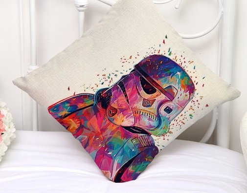 Star Wars #12 Cartoon Cushion Cover Case (44x44cm) Office Chair Seat Home