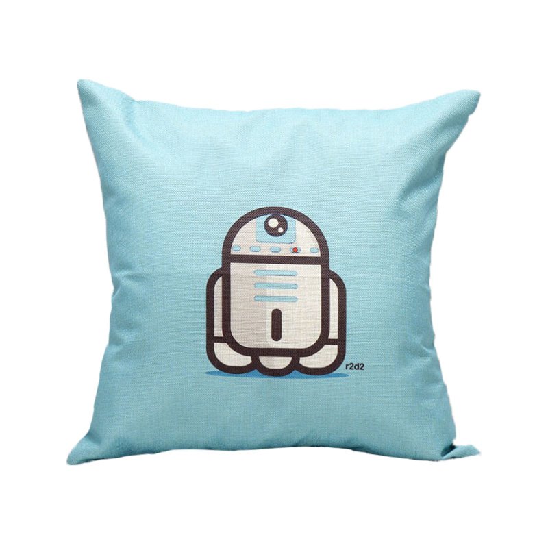 Star Wars #32 Cartoon  Cotton Linen Cushion Cover Case 18 INCH