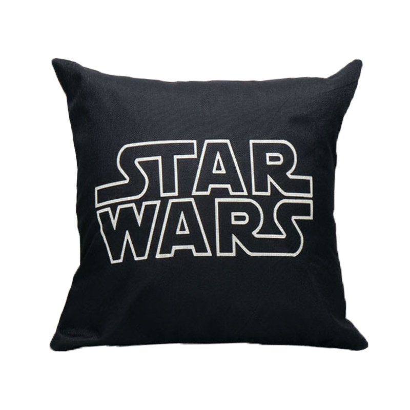 Star Wars #31 Cartoon  Cotton Linen Cushion Cover Case 18 INCH