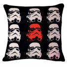 Star Wars #60 Cartoon  Cotton Linen Cushion Cover Case 18 INCH