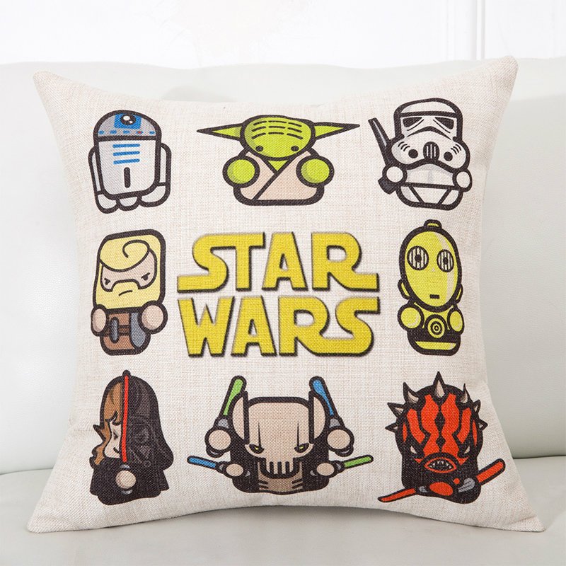 Star Wars #81 Cartoon Cushion Cover Case (45cm * 45cm)