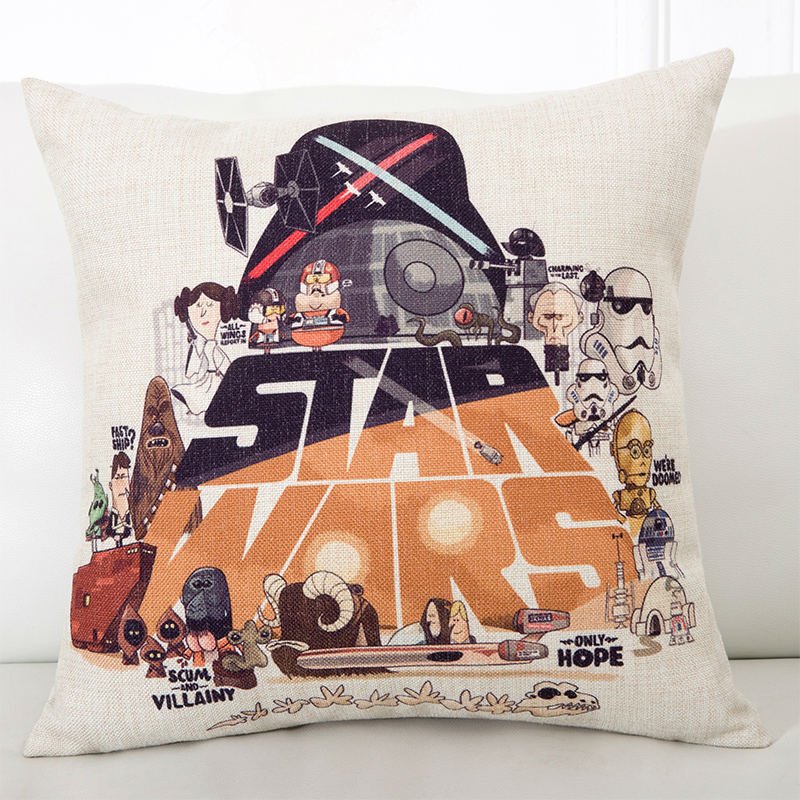 Star Wars #83 Cartoon Cushion Cover Case (45cm * 45cm)