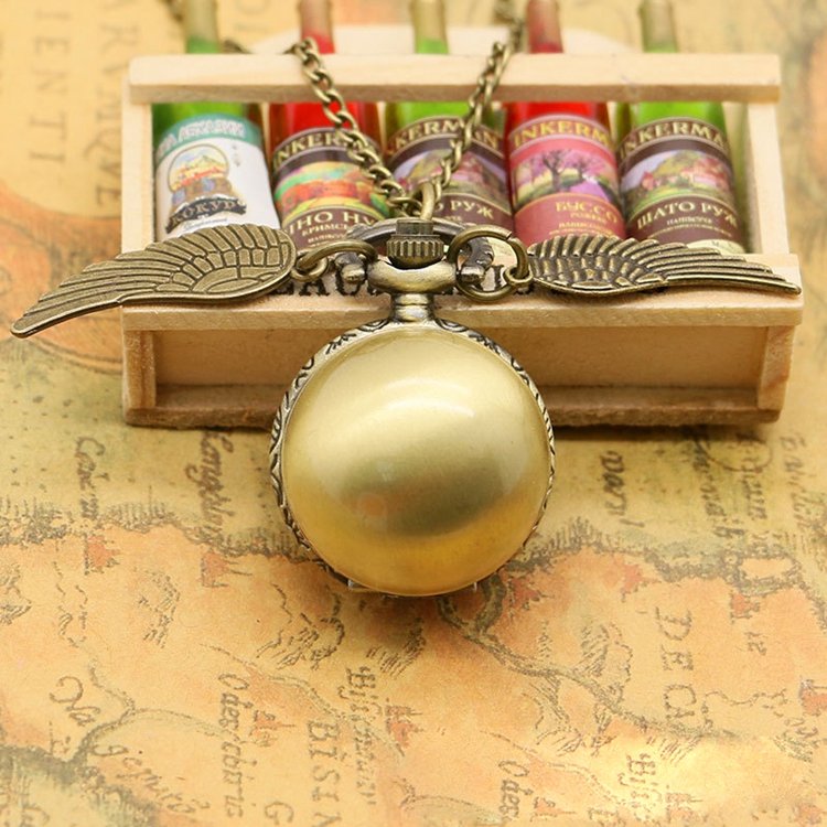 Harry Potter #14 Golden Wings Necklace & Pendants Jewelry Harry Potter Movie
