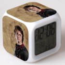 New Haryy Potter #04 Led Alarm Clock Figures 7 Color Flash Changing for Kids Bedroom