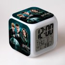 New Haryy Potter #05 Led Alarm Clock Figures 7 Color Flash Changing for Kids Bedroom