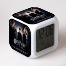 New Haryy Potter #13 Led Alarm Clock Figures 7 Color Flash Changing for Kids Bedroom
