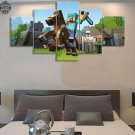 Minecraft 5 Piece Wall Art Canvas Prints (30x40cm,30x60cm,30x80cm) (no frame)