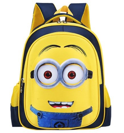 Minions Children's Backpack #01 Primary Students School Backpack Small size