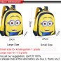 Minions Children's Backpack #03 Primary Students School Backpack Large size
