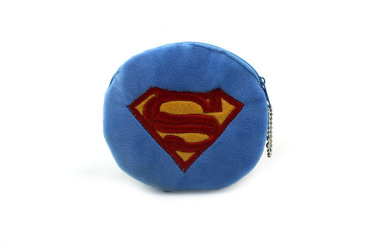 Superman Coin Purse Cute Children Plush Purse Wallet