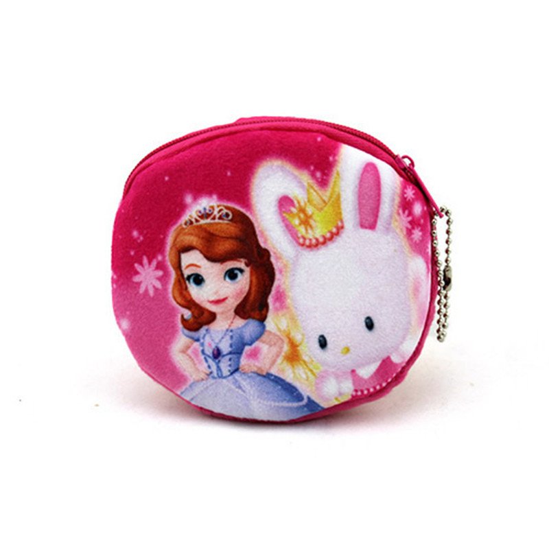 Snow White #04 Coin Purse Cute Children Plush Purse Wallet