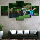 Minecraft 5 Piece Wall Art Canvas Prints (10x15cm,  10x20cm, 10x25cm) (no frame)