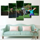 Minecraft 5 Piece Wall Art Canvas Prints (30x40cm,30x60cm,30x80cm) (no frame)