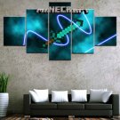 Minecraft 5 Piece Wall Art Canvas Prints (40x60cm,40x80cm,40x100cm) WITH FRAME