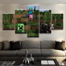 Minecraft 5 Piece Wall Art Canvas Prints (30x40cm,30x60cm,30x80cm) (no frame)