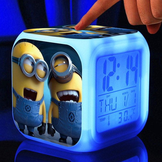 Despicable Me Minion #13  LED Alarm Clock