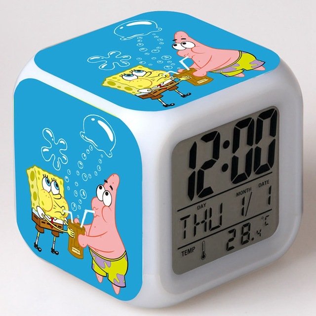 Spongebob Squarepants 01 LED Alarm Clock for Gift