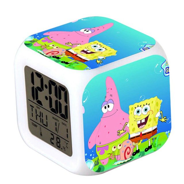 2002 spongebob alarm clock fun