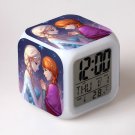 Anna and Elsa Frozen Disney #03 LED Alarm Clock for Gift
