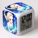 Anna and Elsa Frozen Disney #11 LED Alarm Clock for Gift