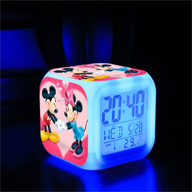 Mickey Mouse Disney #01 LED Alarm Clock for Gift