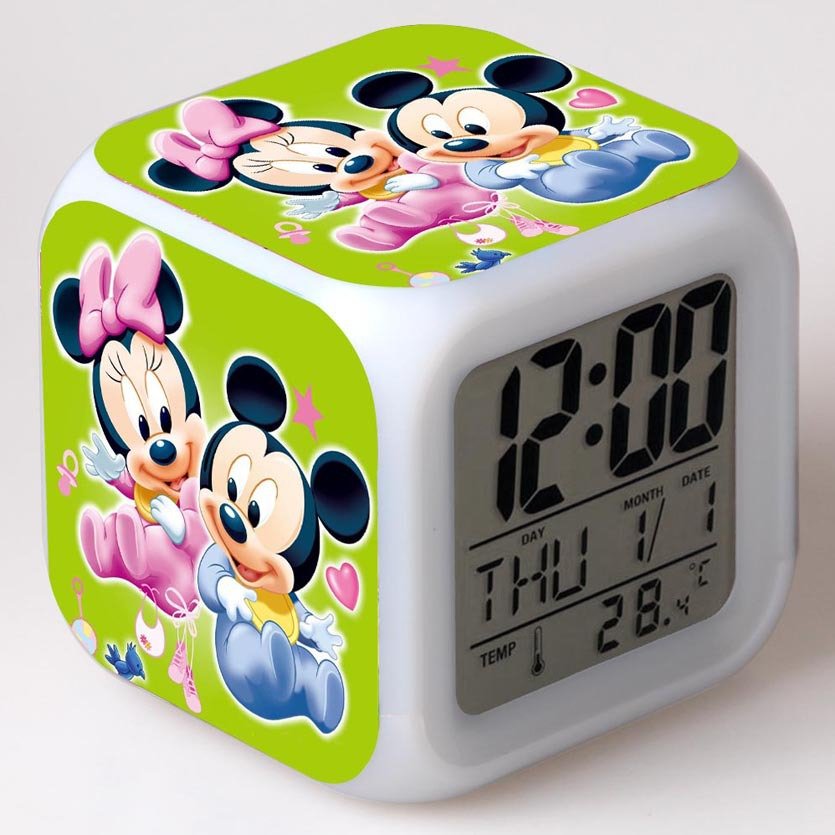 Mickey Mouse Disney #02 LED Alarm Clock for Gift