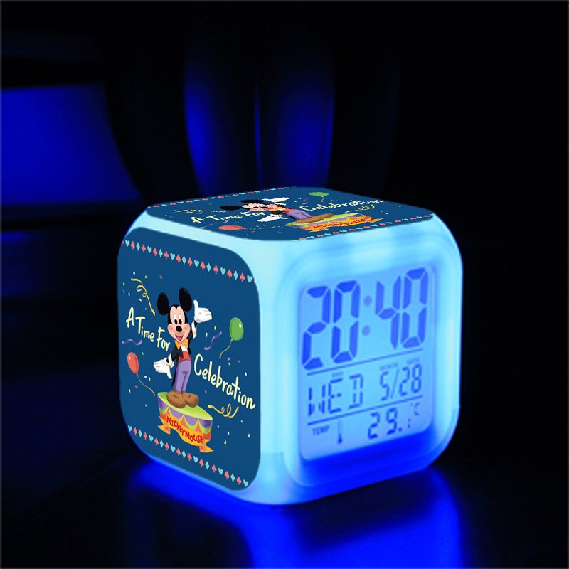 Mickey Mouse Disney #04 LED Alarm Clock for Gift