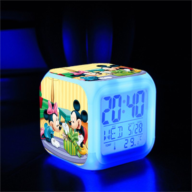 Mickey Mouse Disney #11 LED Alarm Clock for Gift