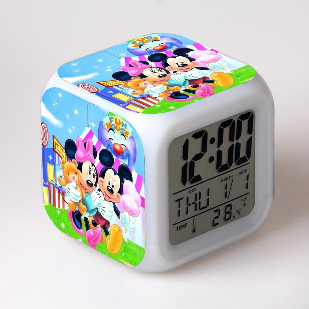 Mickey Mouse Disney #14 LED Alarm Clock for Gift