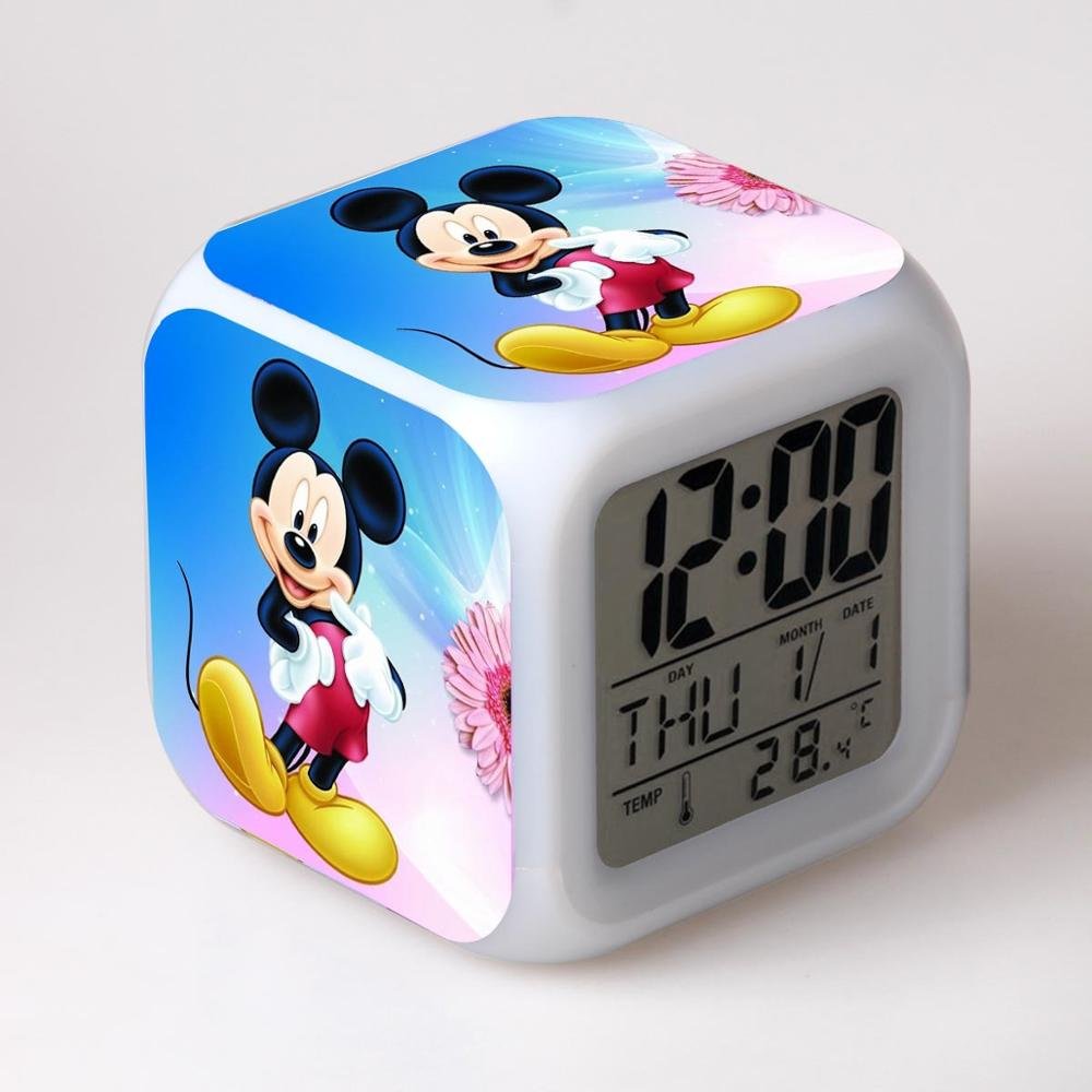Mickey Mouse Disney #21 LED Alarm Clock for Gift