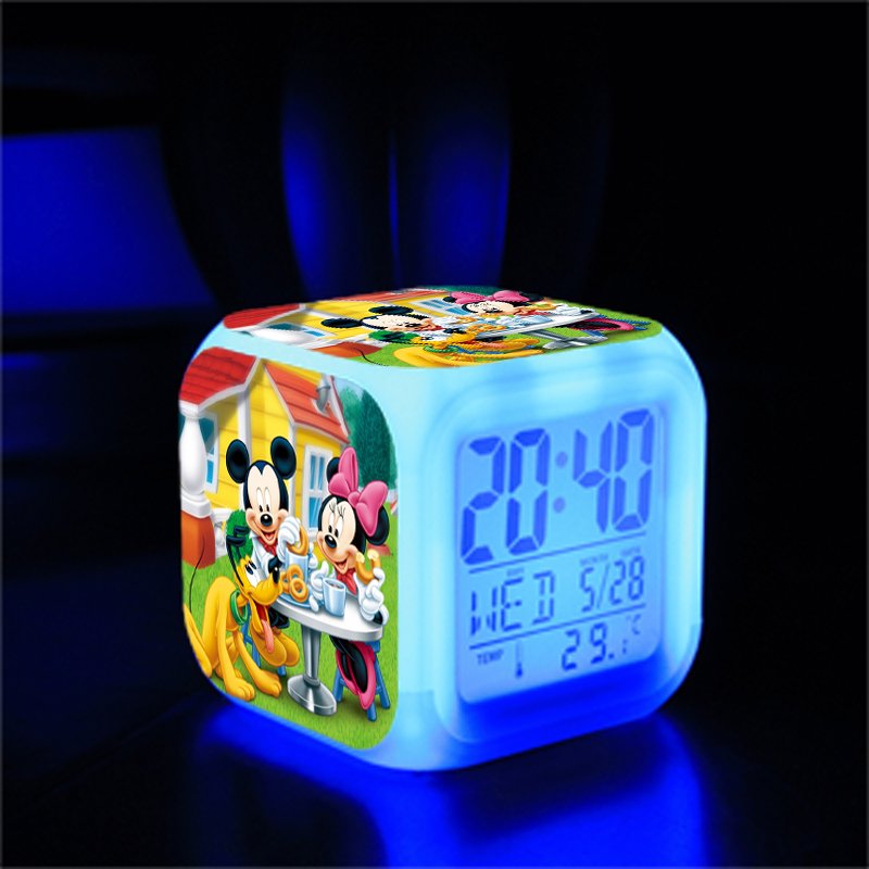 Mickey Mouse Disney #23 LED Alarm Clock for Gift