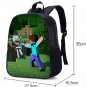 Minecraft #12 Girls Boys Students School Backpack L27.5*W10.5*H35cm