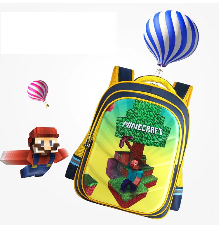 Minecraft #14 Girls Boys Students School Backpack L39*W18*H36cm