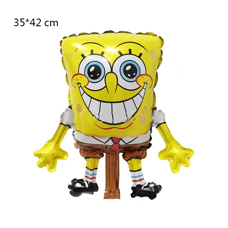 2019 #02 SpongeBob SquarePants aluminum Balloons Children's birthday party balloon decorations