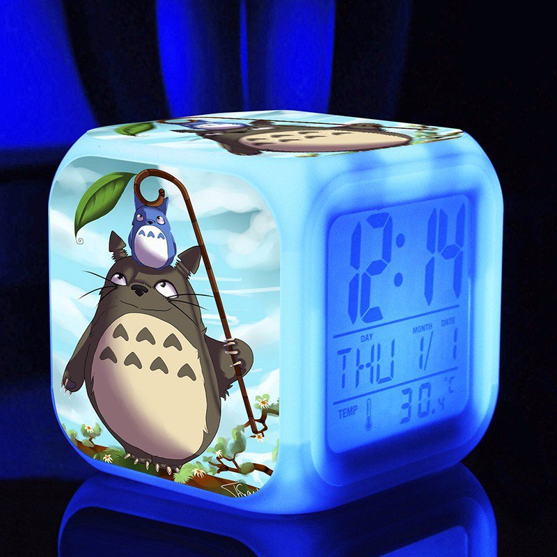 3D Totoro Cartoon #02 LED Alarm Clock for Gift