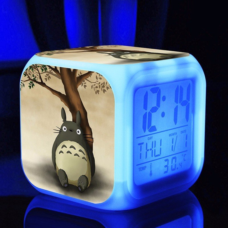 3D Totoro Cartoon #03 LED Alarm Clock for Gift