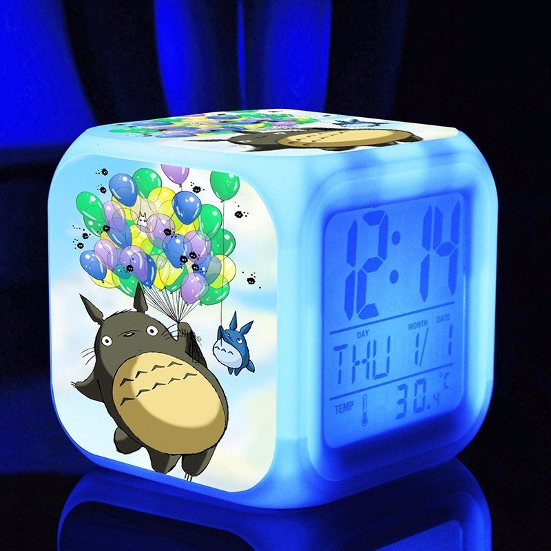 3D Totoro Cartoon #05 LED Alarm Clock for Gift
