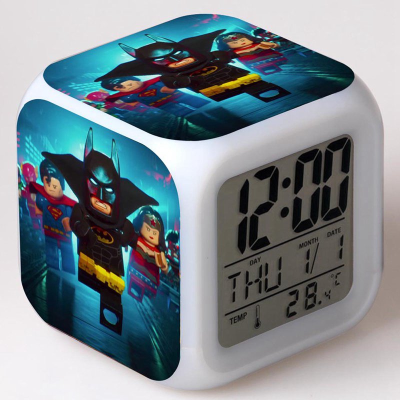The Lego Movie #07 LED Alarm Clock for Gift