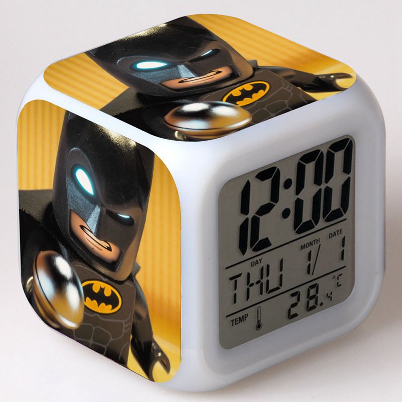 The Lego Movie Batman #09 LED Alarm Clock for Gift