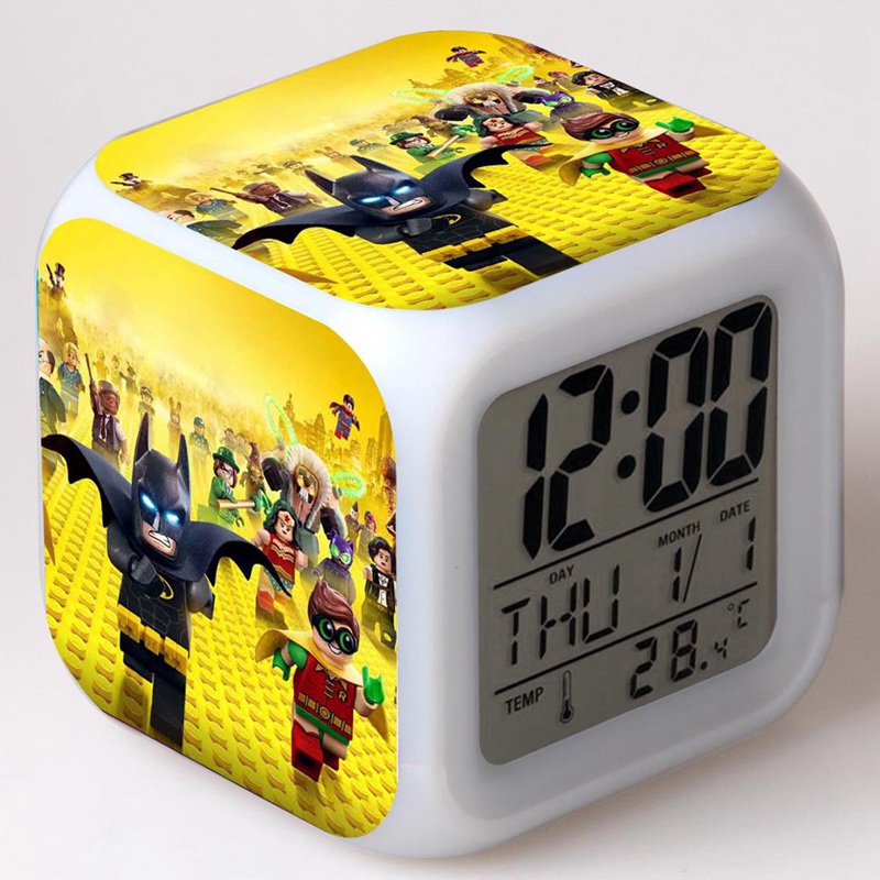 The Lego Movie Batman #10 LED Alarm Clock for Gift