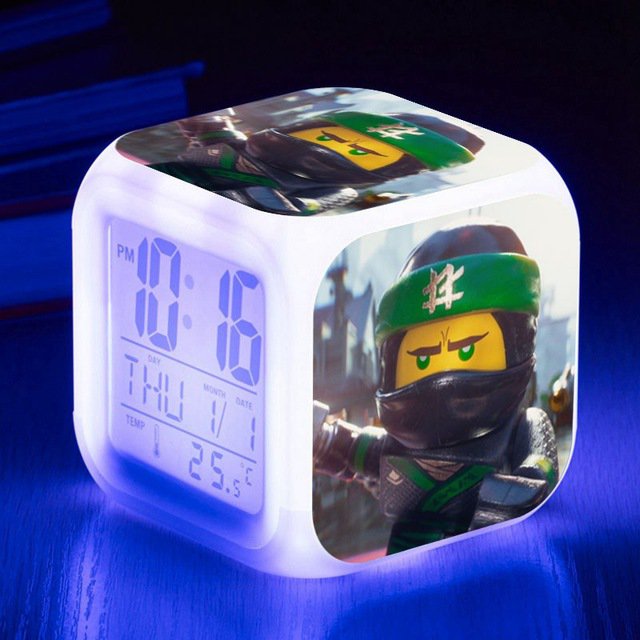 The Lego Movie #12 LED Alarm Clock for Gift
