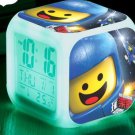 The Lego Movie #13 LED Alarm Clock for Gift