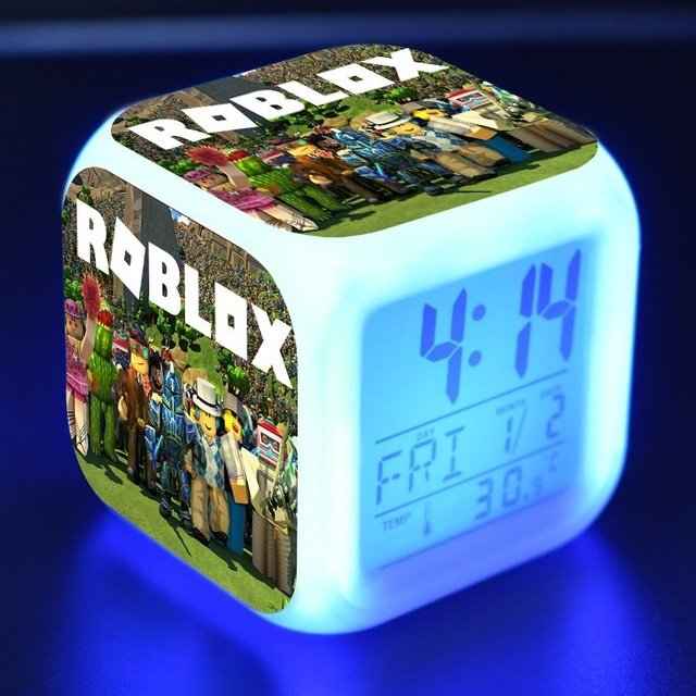 Roblox #02 LED Alarm Clock for Gift