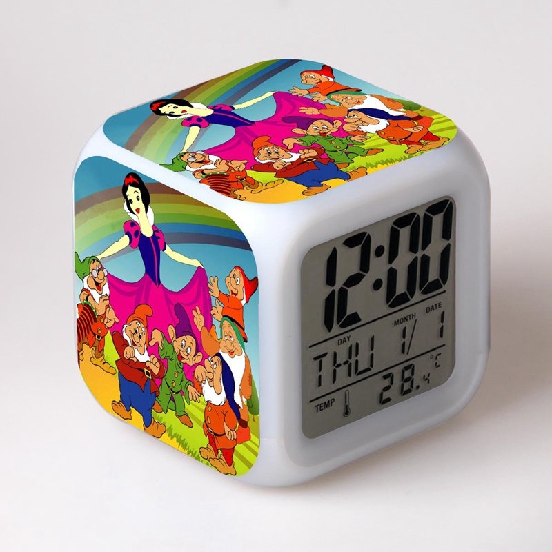 Snow White #01 LED Alarm Clock for Gift