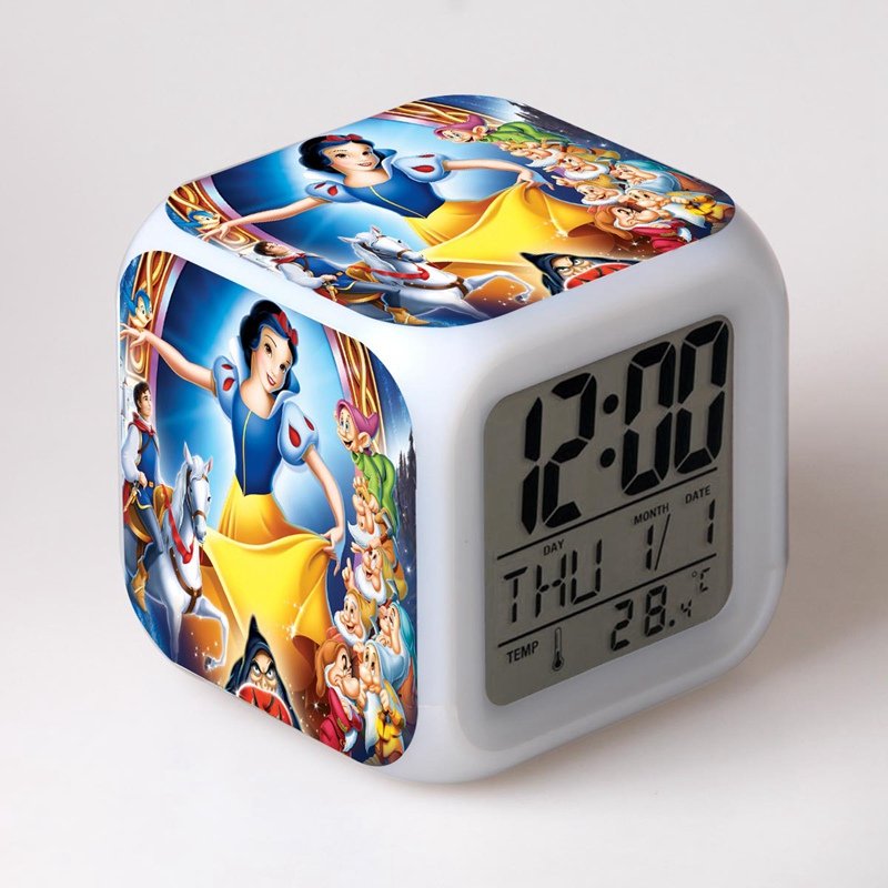 Snow White #04 LED Alarm Clock for Gift