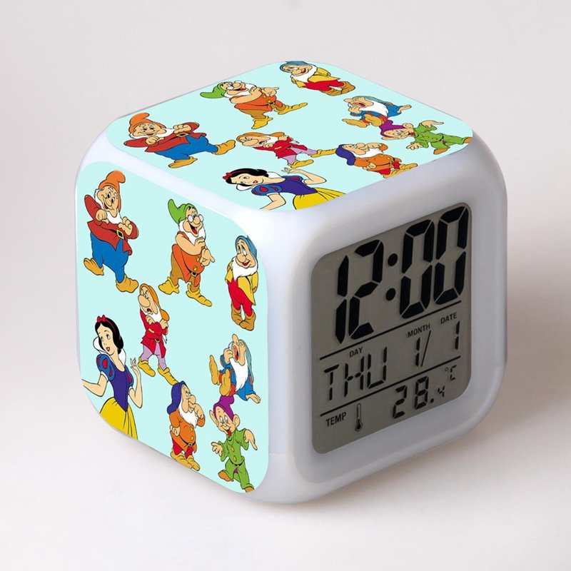 Snow White #08 LED Alarm Clock for Gift