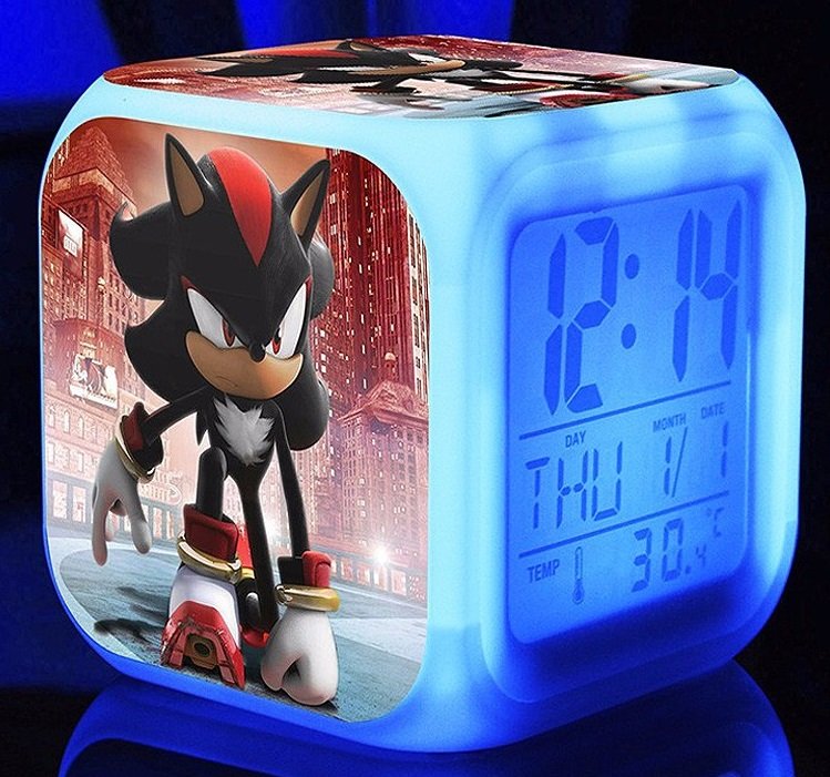 Sonic the Hedgehog #02 LED Alarm Clock for Gift