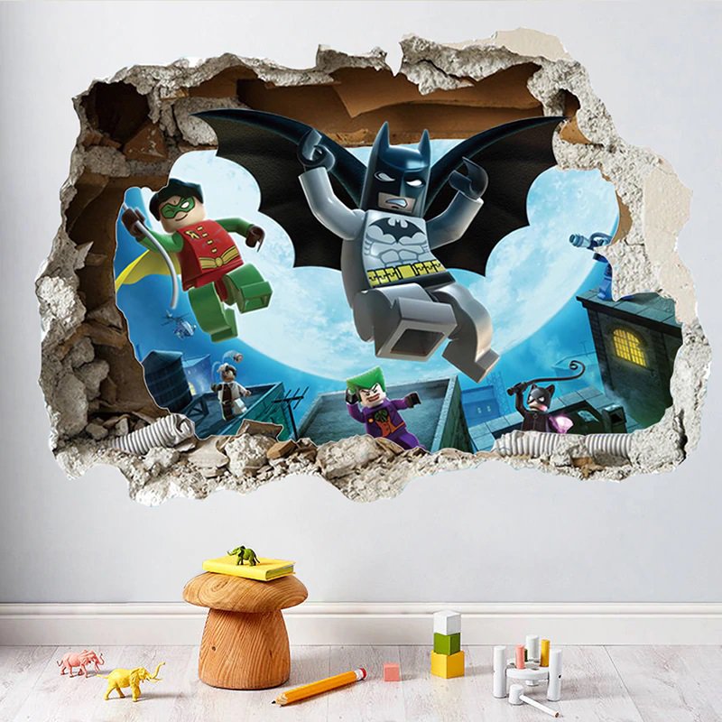 Lego Batman #01 Wall Sticker Wall Decals for Decorative Kids Room