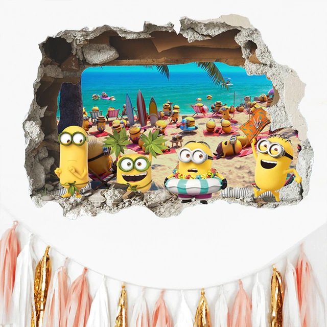 Despicable Minion #01 Wall Sticker Wall Decals for Decorative Kids Room 50*70cm